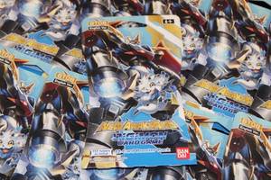 lot 58 image: Digimon New Awakening Unopened Sleeved Booster Pack Lot  15 Packs