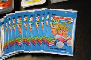 lot 63 image: Garbage Pail Kids Trading Card Lot & Unopened Packs  13 Packs & 100 Cards