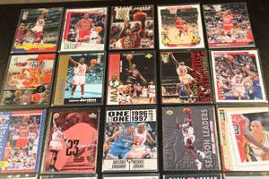 lot 90 image: Michael Jordan Basketball Card Lot  20 Cards