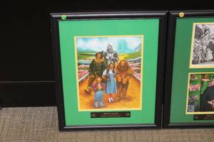 lot 94 image: Wizard of Oz Framed Photo & Autograph Collection  3 Framed Pieces