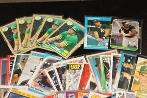 lot 101 image: Jose Canseco Baseball Card Lot  50 Cards - Features 7 Rookie Cards