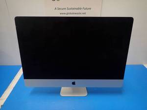 Apple&nbspiMac14,2 A1419 ME088LLA AIO PC &nbspINTEL(R) CORE(TM) I5-4570 CPU  3.20GHZ  16GB DDR3 RAM  1TB HDD  small chip on top right edge  includes IOS and power cable
