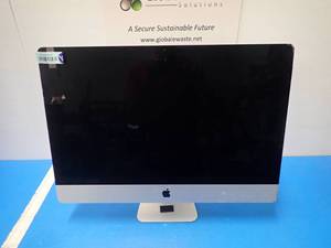 Apple&nbspiMac14,2 A1419 ME088LLA AIO PC &nbspINTEL(R) CORE(TM) I5-4570 CPU  3.20GHZ  8GB DDR3 SDRAM  1TB HDD  Chips on edges of the screen  includes IOS and power cable