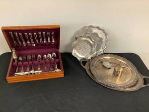 Serving Platters and Flatware
