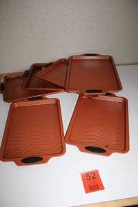 lot 52 image: Six Serving Trays