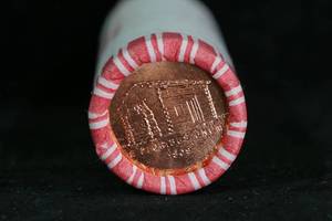 Roll of 50 Uncirculated Log Cabin Lincoln Cents
