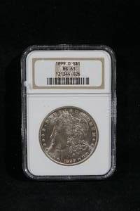 1899-O US Morgan Silver Dollar Coin - NGC MS-63