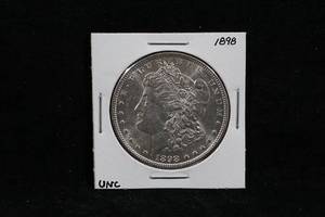 1898-P US Morgan Silver Dollar Coin