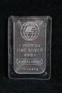 Engelhard 1 Troy Ounce Silver Bar