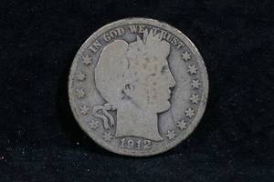 1912-D US Barber Silver Half Dollar Coin