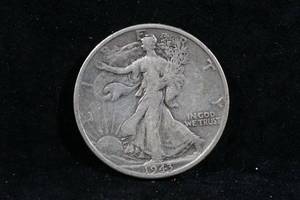 1943-S US Walking Liberty Silver Half Dollar Coin