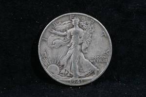 1941-D US Walking Liberty Silver Half Dollar Coin