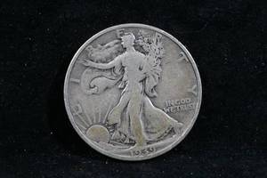 1939-S US Walking Liberty Silver Half Dollar Coin