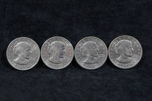 US $1 Susan B Anthony Coins - 1979, 1980