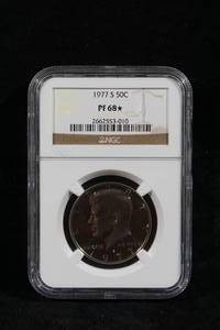 1977-S Kennedy Half Dollar Coin - NGC PF-68 