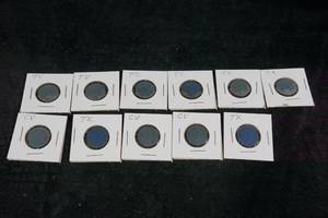 WWII OPA Ration Tokens - Blue