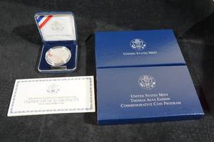2004 US Thomas Alva Edison Proof Commemorative Silver Dollar Coin