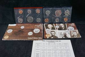 1985 US Mint Uncirculated Coin Set
