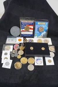 Assorted Medals, Tokens, and Medallions