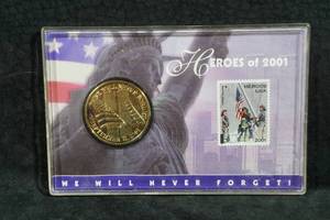 Heroes of 2001 Commemorative Medal and Stamp