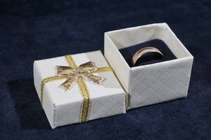 Vintage 10K Yellow Gold Band - Inscribed
