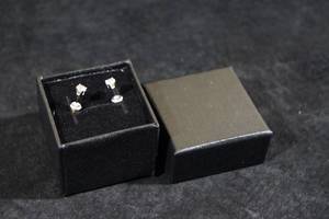 10K Yellow Gold Diamond Stud Earrings