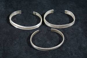 Sterling Silver Cuff Bracelets