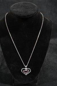 Sterling Silver Heart Pendant with Chain