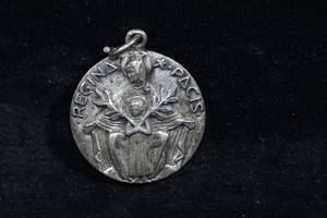 Sterling Silver Religious Pendant - Queen of PeaceNoahs Ark