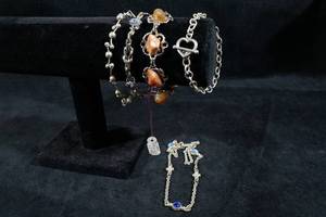 Assorted Bracelets - Silver Tone