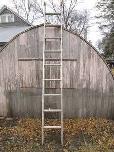 lot 269 image: 19ft aluminum extension ladder...