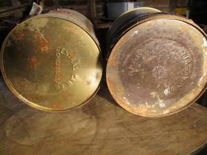 lot 179 image: 2 Methyl Ethyl Ketone cans (empty)...
