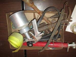 lot 196 image: Box of misc tools including Sears v...