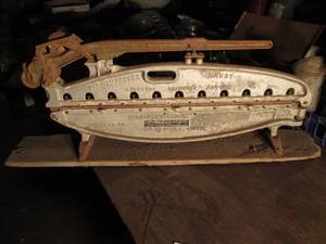 lot 228 image: Model A-32 asbestos shingle cutter ...
