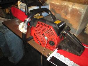 lot 240 image: Jonsered Turbo 2051chainsaw. Recoil...