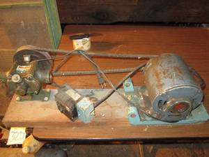 lot 321 image: Simer paddle pump...
