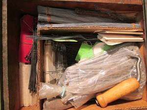 lot 60 image: Contents of drawer including tags, ...
