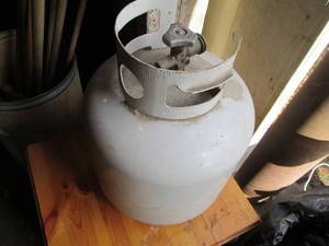 lot 74 image: Empty propane tank...