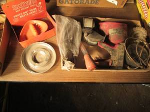 lot 113 image: Vintage pencil sharpeners, ashtrays...