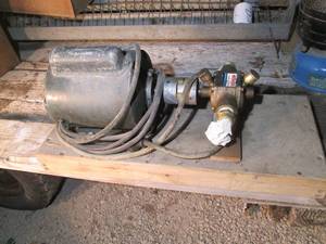lot 571 image: Simer paddle pump...