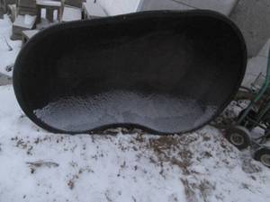 lot 287 image: Pond base 75 long and 44 at wides...