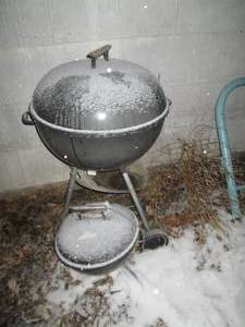lot 291 image: 1 large and I small Weber charcoal ...