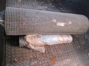 lot 590 image: 2 rolls of chicken wire 1 rol is 2...
