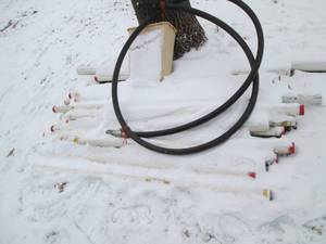 lot 297 image: Large pile of 2 pvc pipe over 67 ...