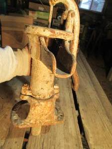 lot 619 image: 18 Antique water pump...