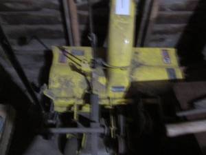 lot 1 image: John Deere 38 snow thrower serial#...