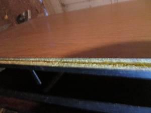 lot 393 image: (1) 12Ft Cafeteria Style Folding ta...