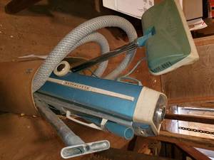lot 428 image: Vintage Electrolux vacuum and attac...