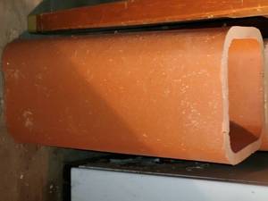 lot 434 image: 3 Clay Flue Liner - 12 x 12 x 2...