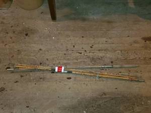 lot 443 image: 2 Bamboo fishing poles...